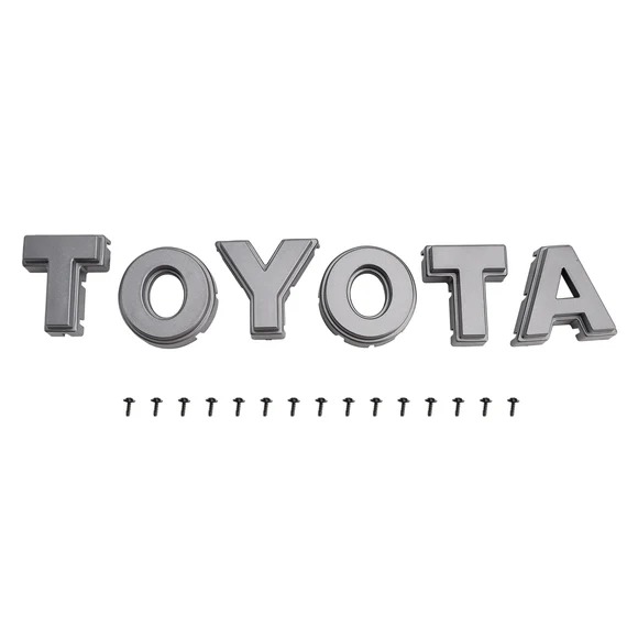Front Grill For Toyota Tacoma 1995-1996 Grille With LED Light & Letter Matte Black
