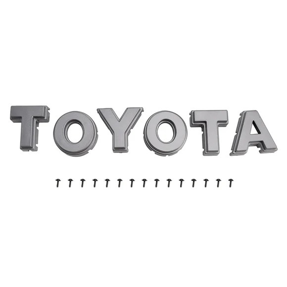 Front Grill For Toyota Tacoma 1995-1996 Grille With LED Light & Letter Matte Black