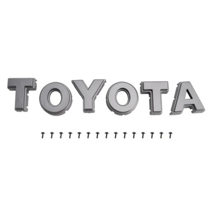 Front Grill For Toyota Tacoma 1995-1996 Grille With LED Light & Letter Matte Black