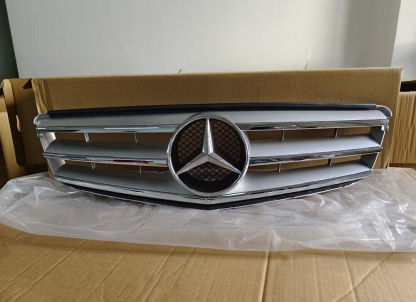 For 2008-2014 Mercedes Benz C-Class W204 C250 C300 C350 Grille Front Grill W/ Star Emblem