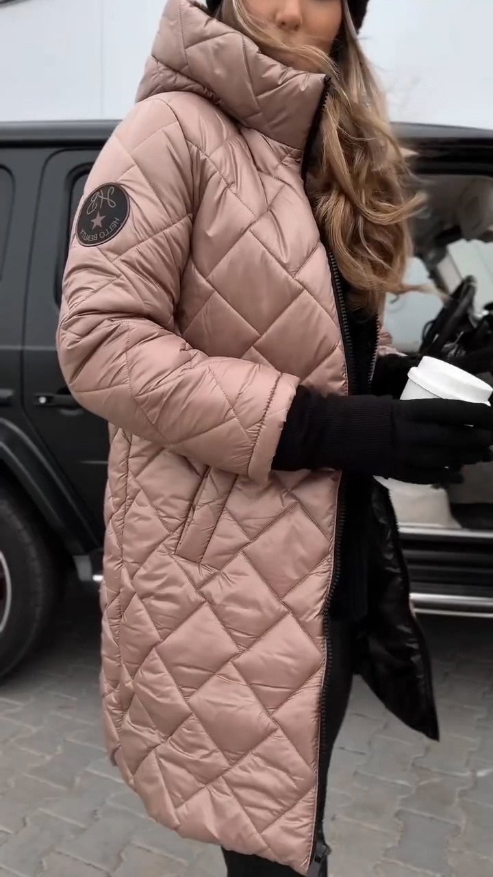 Women Hooded Casual Cotton Jacket