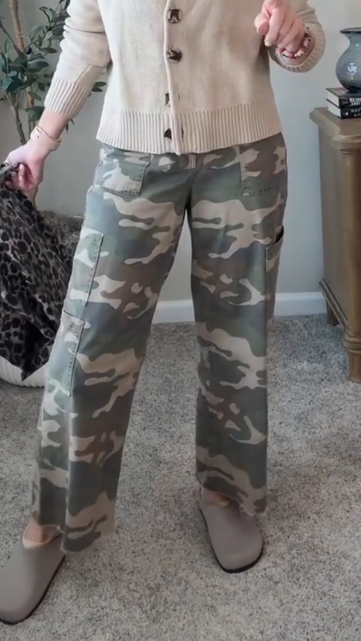 Women Casual Camouflage Pants