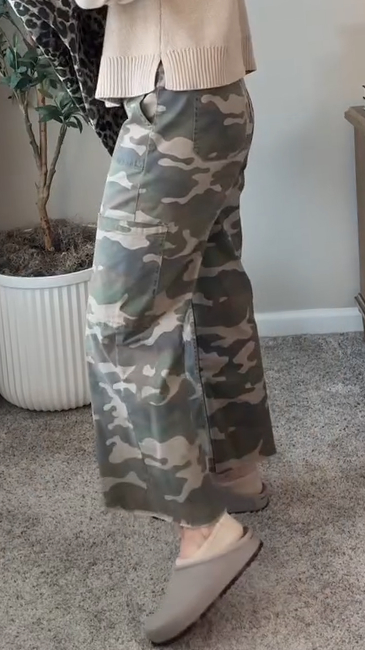 Women Casual Camouflage Pants