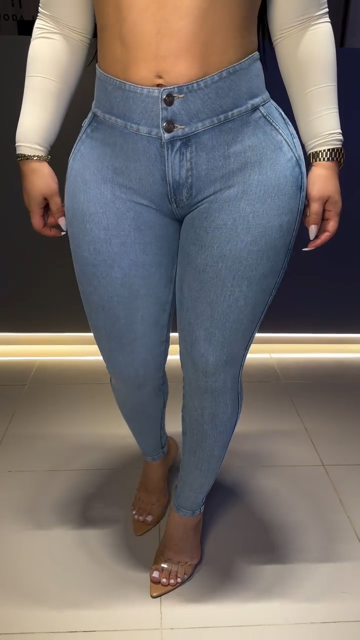 Womens Patchwork Casual Jeans