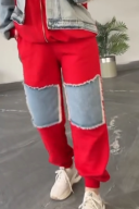 red pants