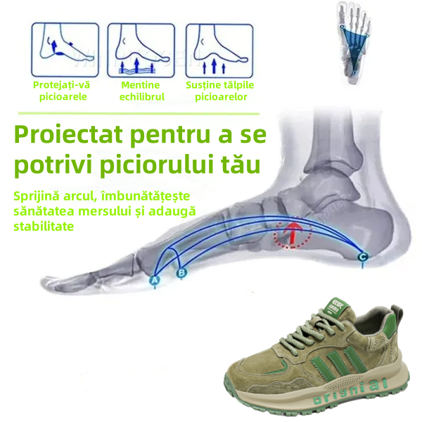 【🔥60% reducere în ultima zi 】Pantofi ortopedici cu design ergonomic - Puteți scăpa cu ușurință de durerile de picioare👞