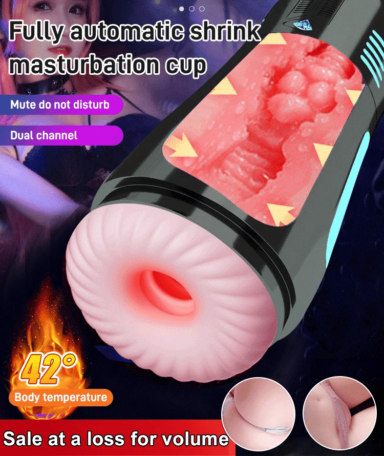 Fully automatic retractable decompression cup, no need to hold it by hand
