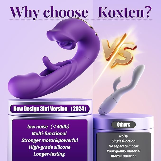 💥Grand launch of couple series in 2024-💋3 in 1 Koxten Vibrator