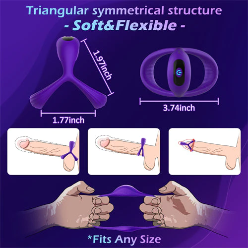 🔥2023 latest explosion 💥💥let you enjoy wonderful upgrades ❤ Adjustable vibration delay ring