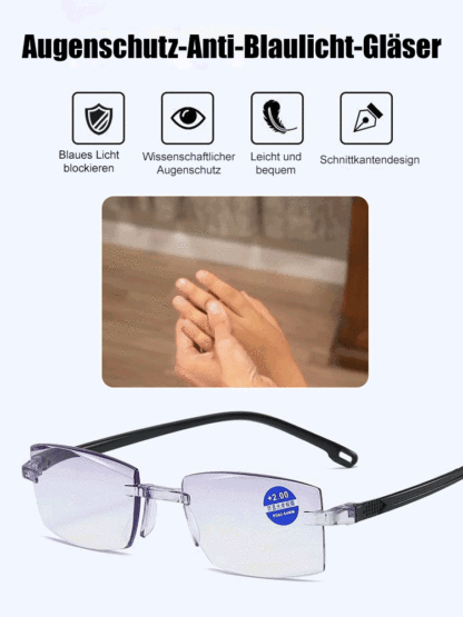 【20-fache Verstärkung】Zoom-Blaulichtschutz-Lesebrille