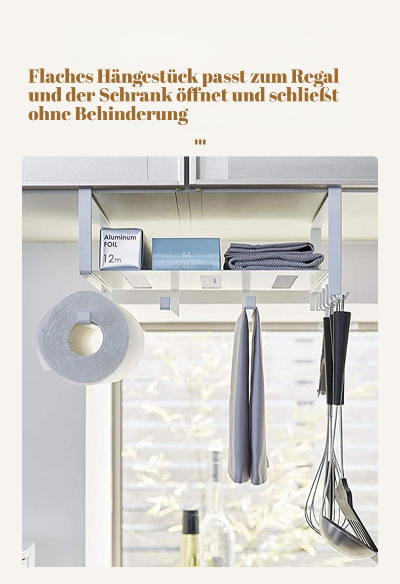 Platzsparendes Hängeregal im modernen Design