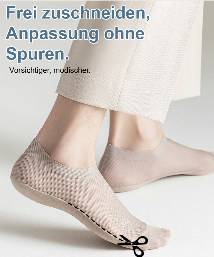 【Antibakteriell und geruchshemmend 】Coolmax Invisible Boat Socks🏅 Angebot offen, niedrigster Preis 20 Paar für nur 10 Euro!