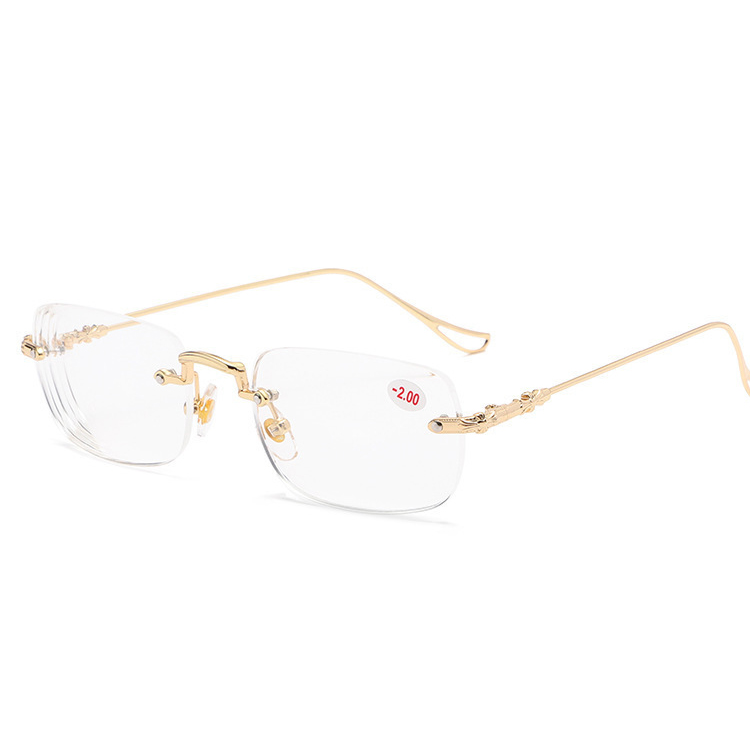 Hochauflösende, randlose Triple Defence Presbyopie-Brille