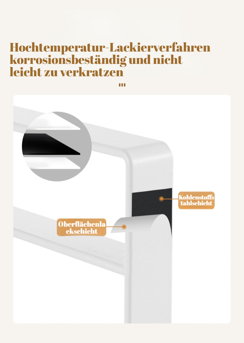 Praktisches Aufbewahrungsregal für Küche und Bad