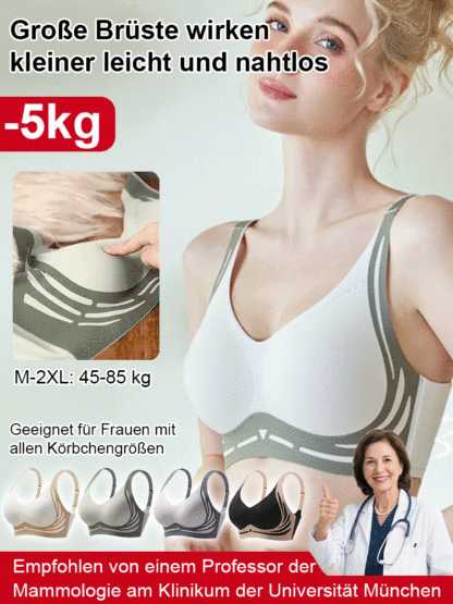 【Kostenlose Testversion】Nicht abfärbende, formende Unterwäsche🏅Große Brüste klein zeigen, sofort 10kg dünner machen！