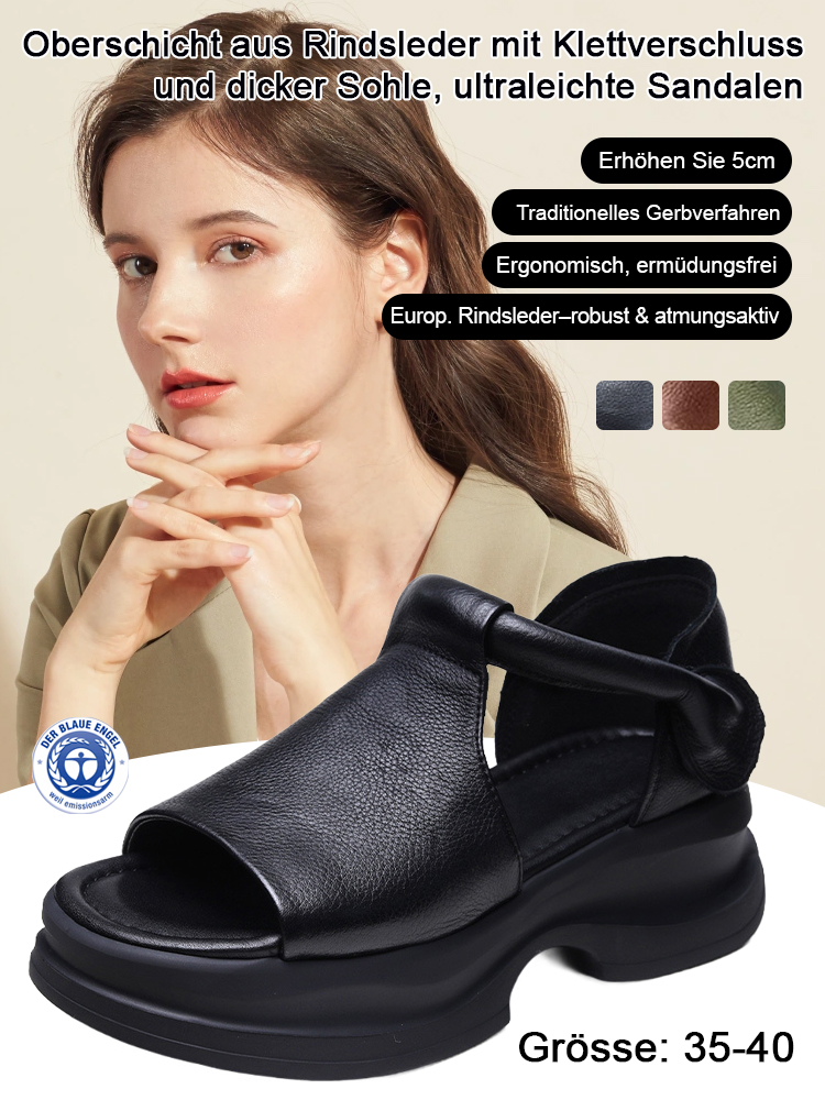🌟Handmade in Kreuzberg, Berlin [Handgefertigte dicke Ledersandalen] 50% OFF!🌟