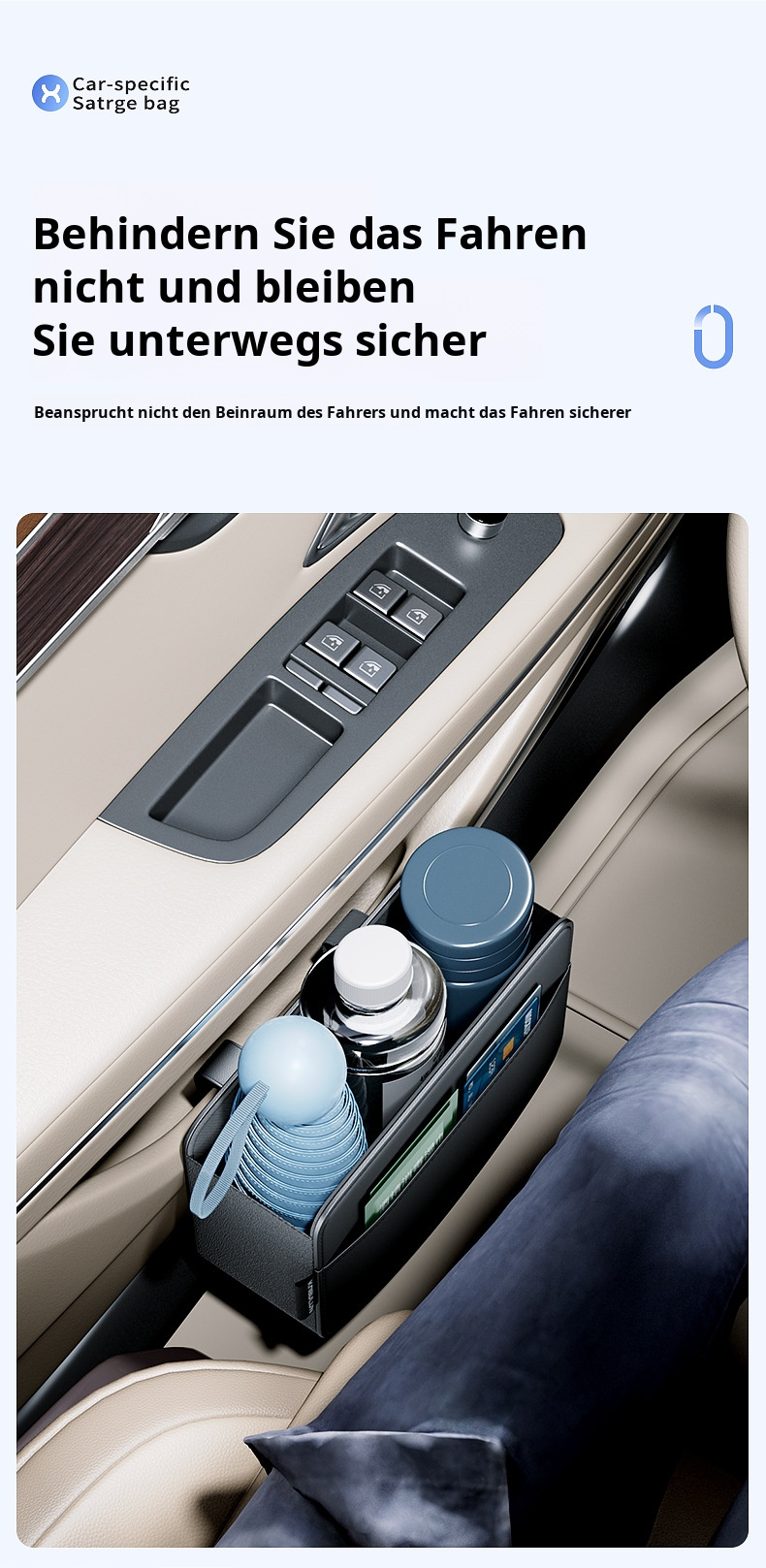 Auto-Hängetasche für mehr Ordnung im Innenraum