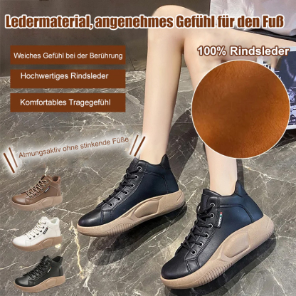 【Modische Stiefeletten für Damen】Echtes Ledermaterial, weich und stoßfest, Wandern ist nicht müde.Sparen Sie 50 € mit dem heutigen Angebot mit 80% Rabatt! 💥