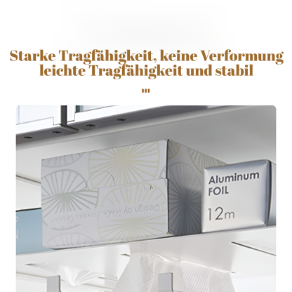 Modernes, einfaches, stanzfreies Hängeregal mit japanischen Haken für Küchenschränke, Multifunktions