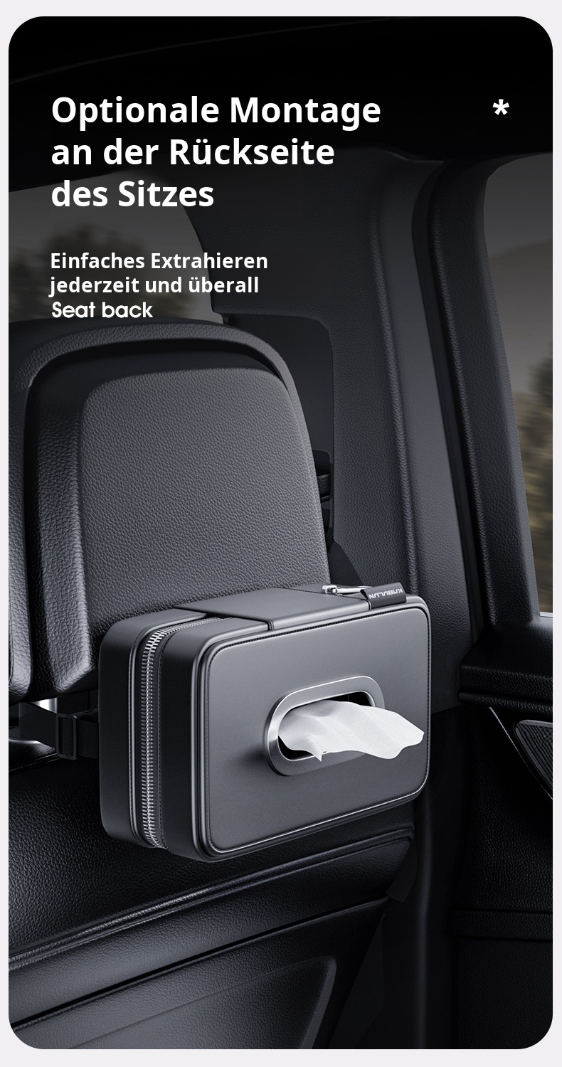 Auto-Taschentuchbox mit leicht zugänglichem Design