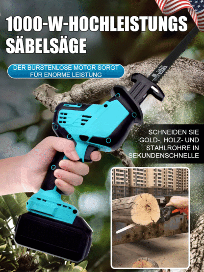 【Lithium-Ionen-Säbelsäge】🌟Dem Hersteller geht es nicht gut und die Lagerbestände werden zum Selbstkostenpreis verkauft. Sie können es also heute für nur 47 € kaufen!