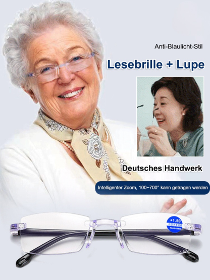 Intelligente Zoom-Anti-Blaulicht-Lesebrille