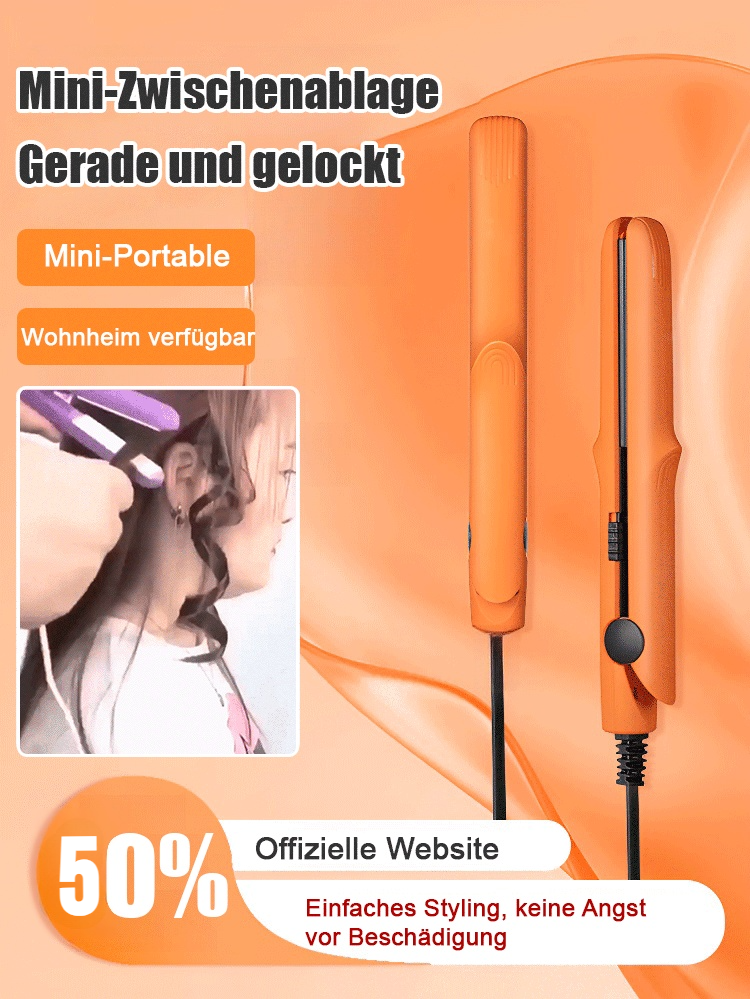 【Mini -Keramikklemme】Mit 10 Sekunden schneller Hitze zaubern Sie in unter einer Minute schöne Locken, bevor Sie gehen.