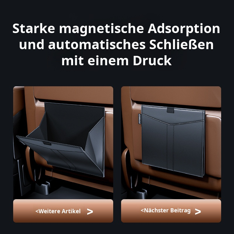 Auto-Müllsack, Auto-Mülleimer, hinten hängend, multifunktionale, kreative High-End-Aufbewahrungs-Rei