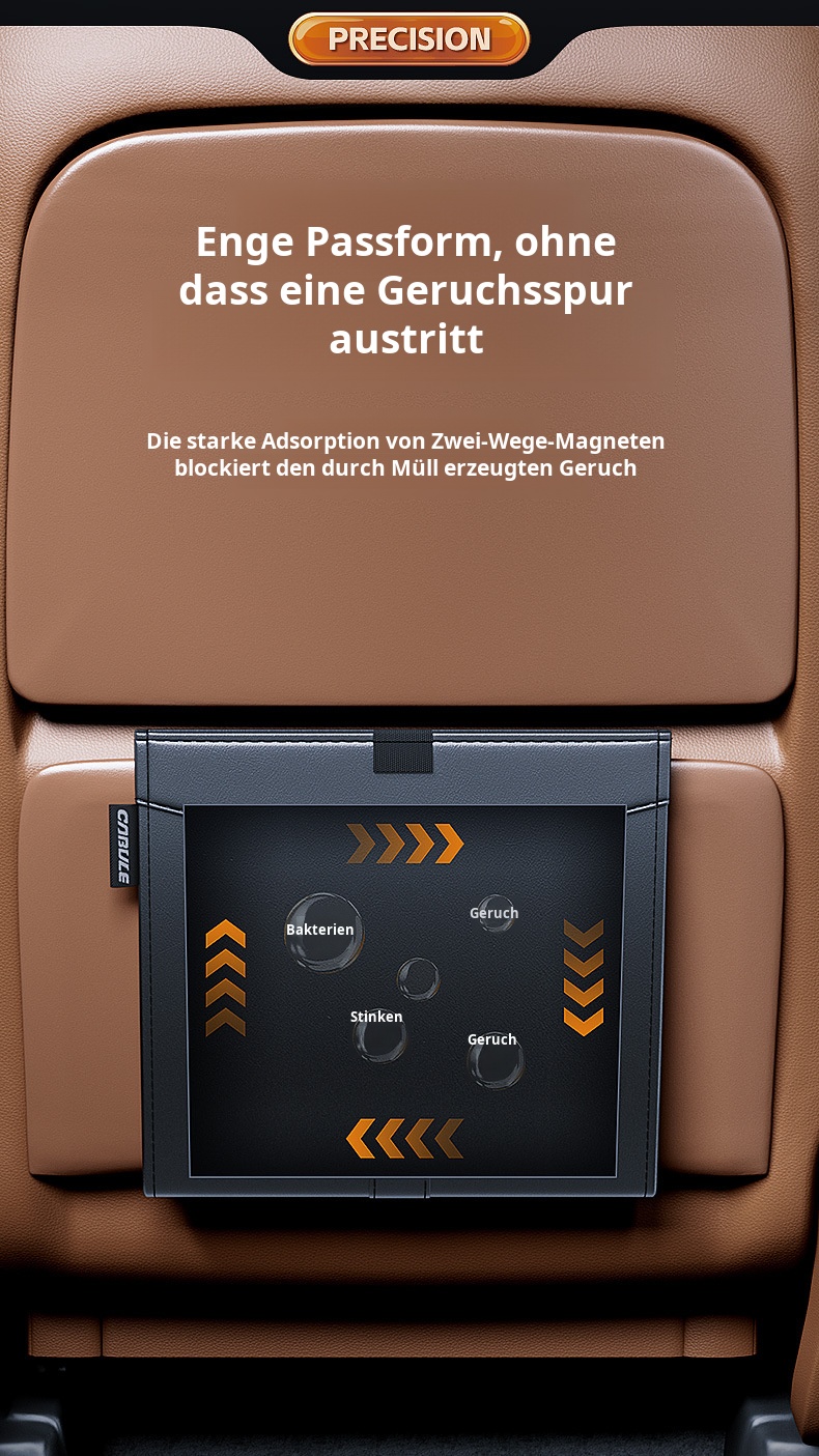 Auto-Müllsack als stilvolle Aufbewahrungslösung