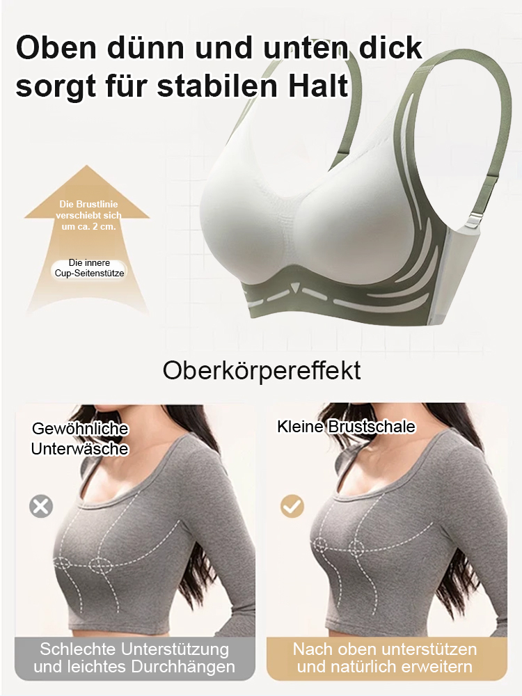 【Kostenlose Testversion】Nicht abfärbende, formende Unterwäsche🏅Große Brüste klein zeigen, sofort 10kg dünner machen!