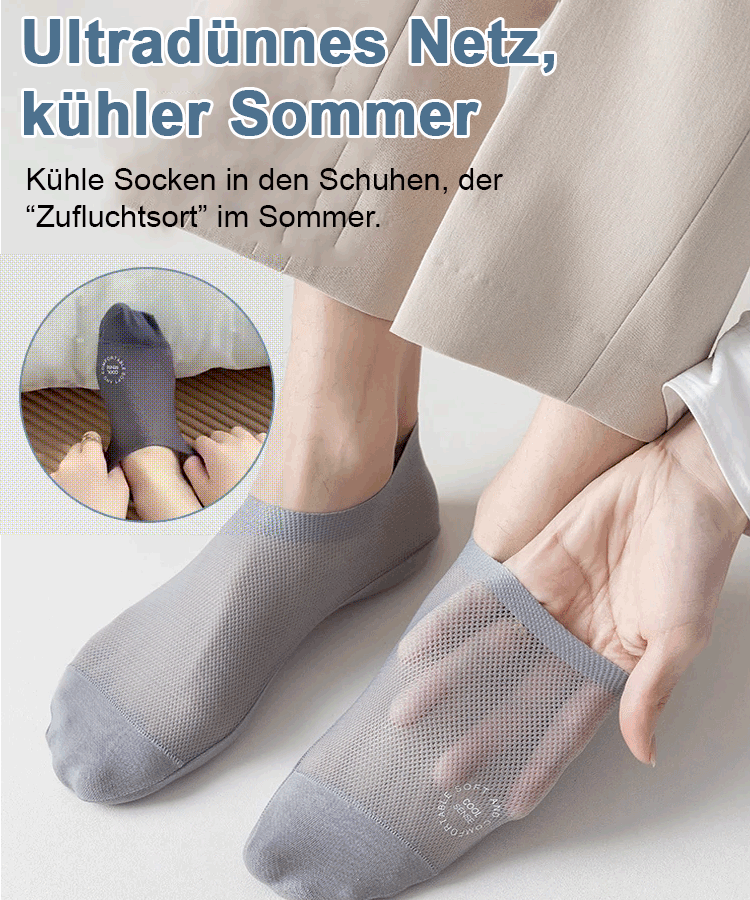 【Antibakteriell und geruchshemmend 】Coolmax Invisible Boat Socks🏅 Angebot offen, niedrigster Preis 20 Paar für nur 10 Euro!