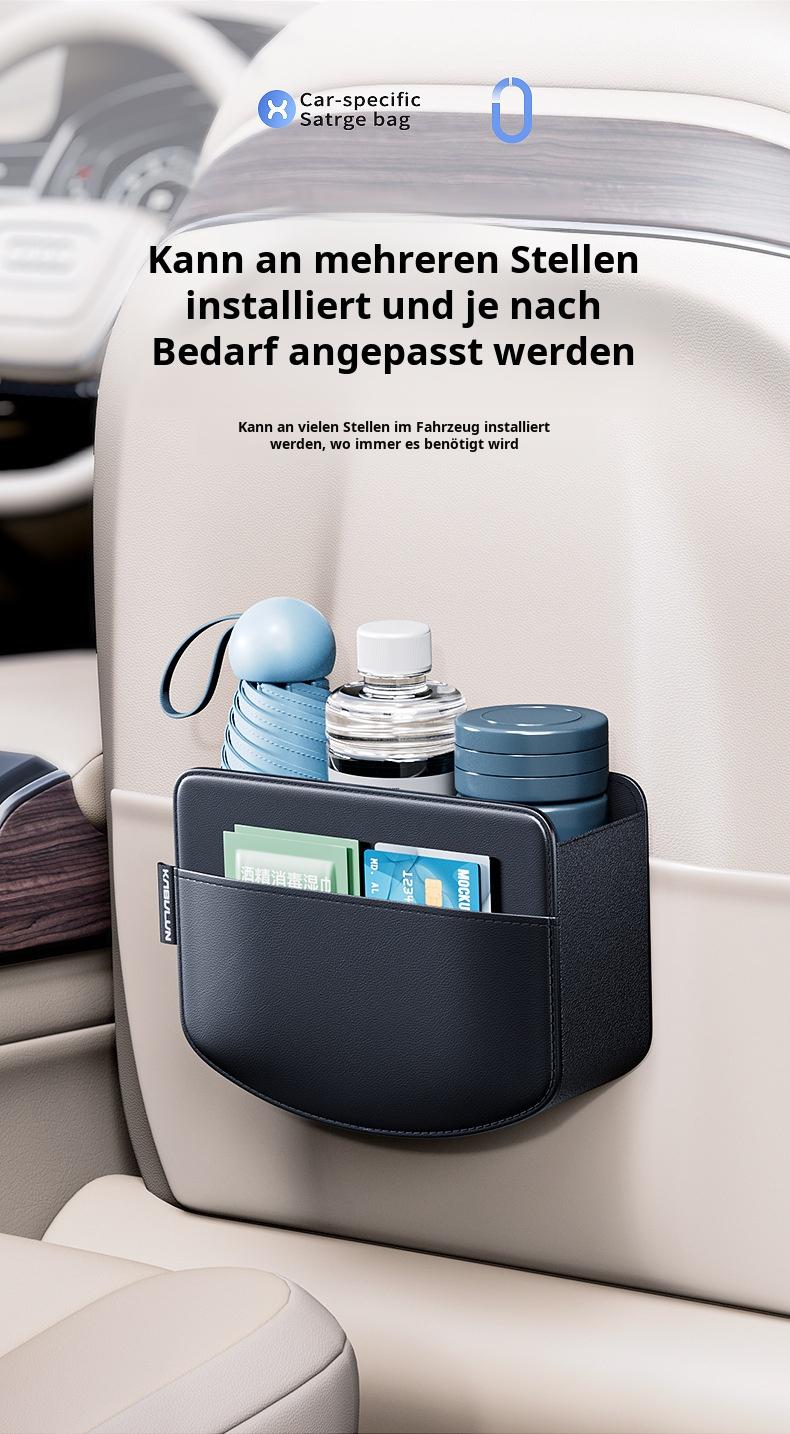 Nahaufnahme der Aufbewahrungsbox mit Handy