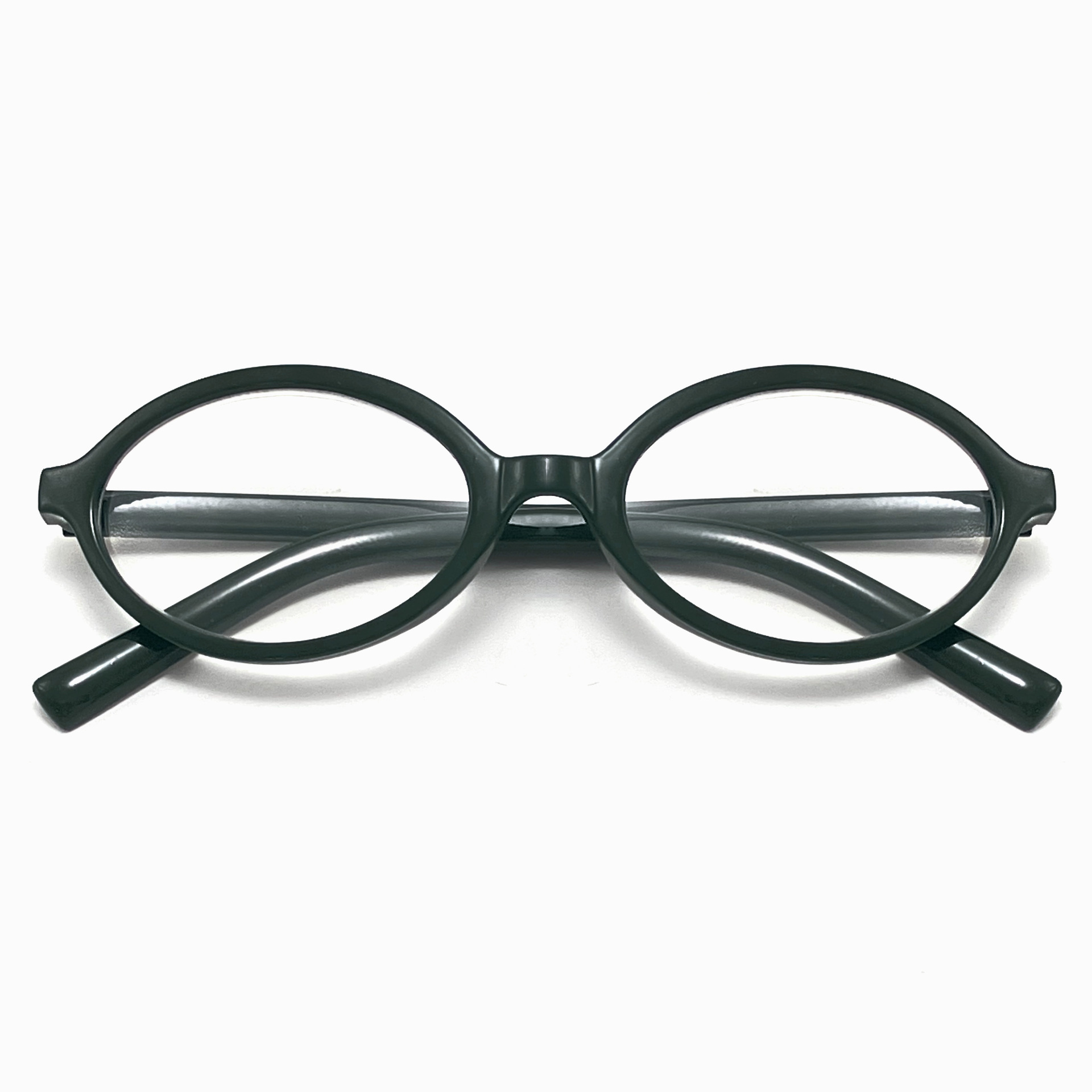 Oval Kleine Rahmen Retro Leopard Print Vegan Presbyterianische Sonnenbrille