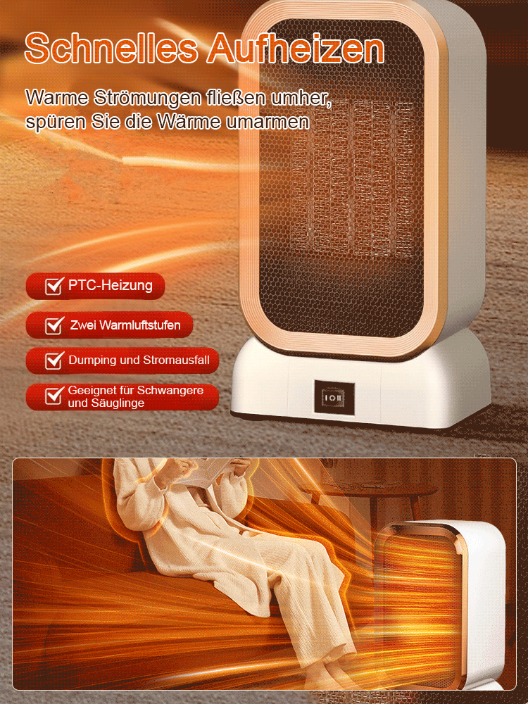 【2-Sekunden-Aufwärmfunktion】✨Neu entwickelter intelligenter Heizkörper der Universität München💰Der zweite Artikel kostet nur 21 €！