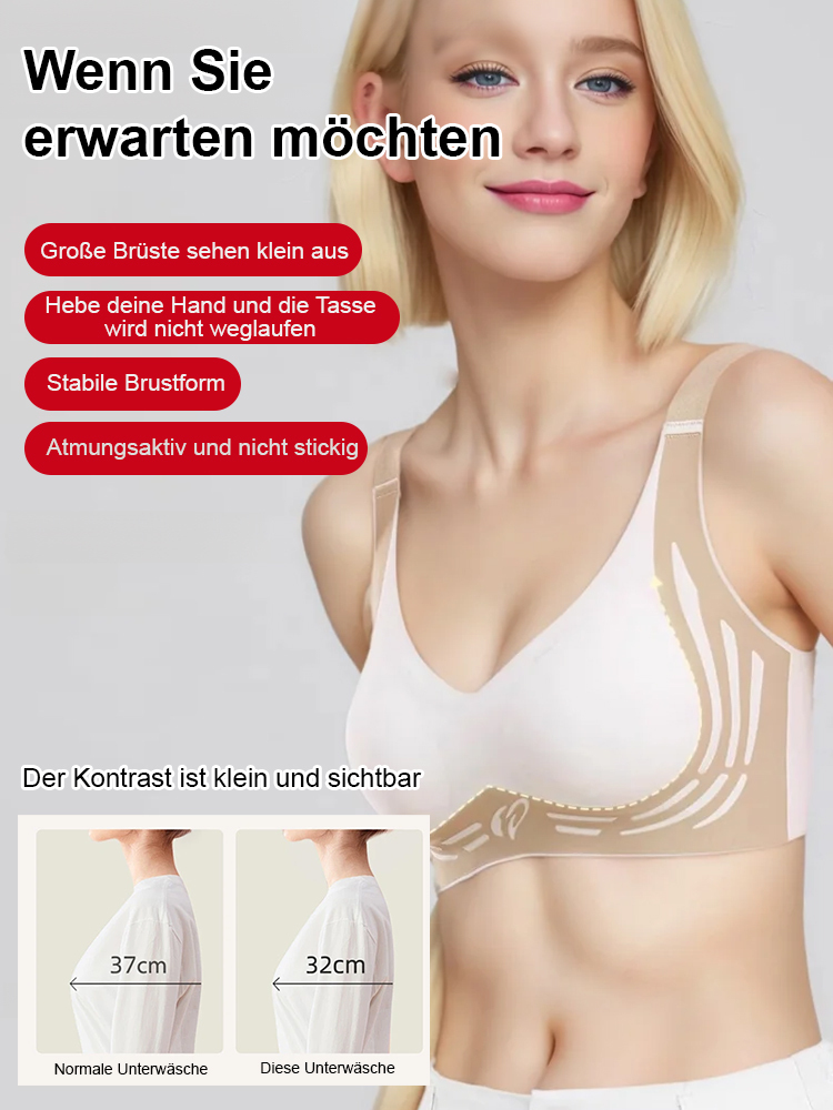 【Kostenlose Testversion】Nicht abfärbende, formende Unterwäsche🏅Große Brüste klein zeigen, sofort 10kg dünner machen！