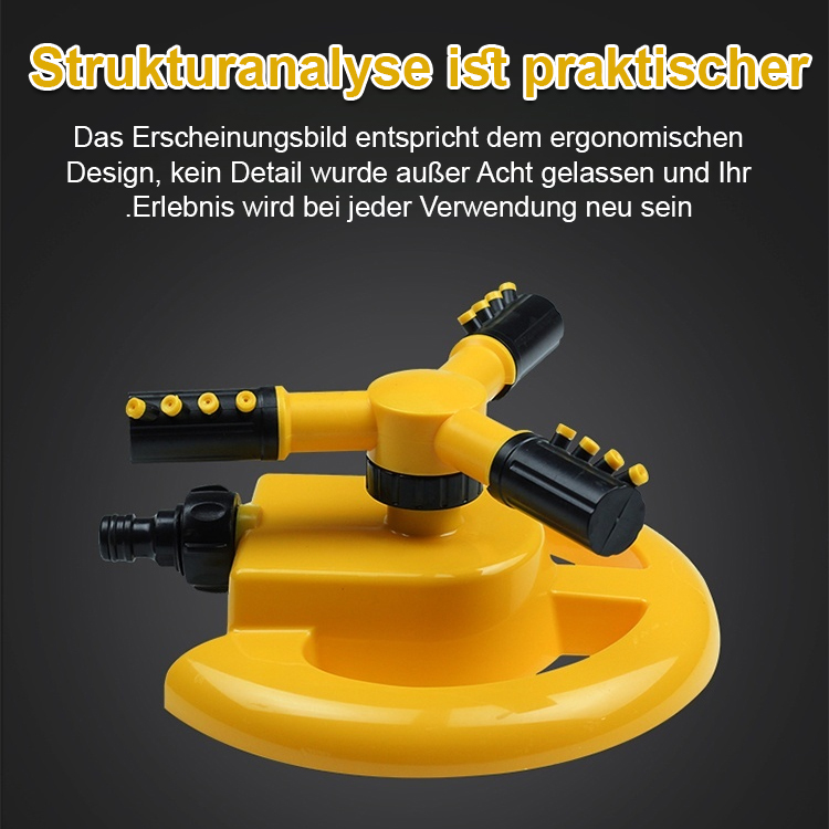 360° automatischer rotierender Dreizack-Sprinkler