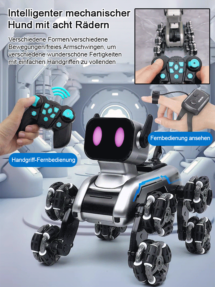 【Achträdriger mechanischer Stunt-Hund】Erwachsene können Stress abbauen und Kinder können sich für eine Weile von ihren Smartphones und Videospielen lösen.