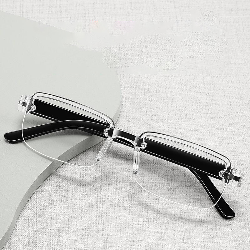 [Breiter Rand für Komfort] Ultraleichte, intelligente, verstellbare Lesebrille