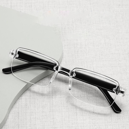 [Breiter Rand für Komfort] Ultraleichte, intelligente, verstellbare Lesebrille