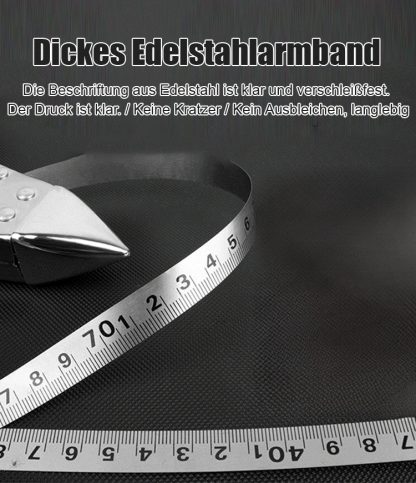 Lineal aus rostfreiem Stahl