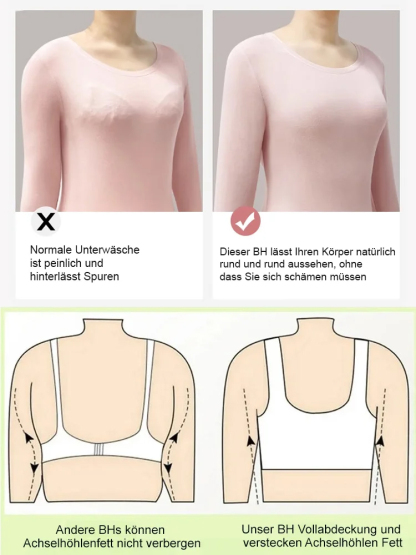 【Kostenlose Testversion】Nicht abfärbende, formende Unterwäsche🏅Große Brüste klein zeigen, sofort 10kg dünner machen！