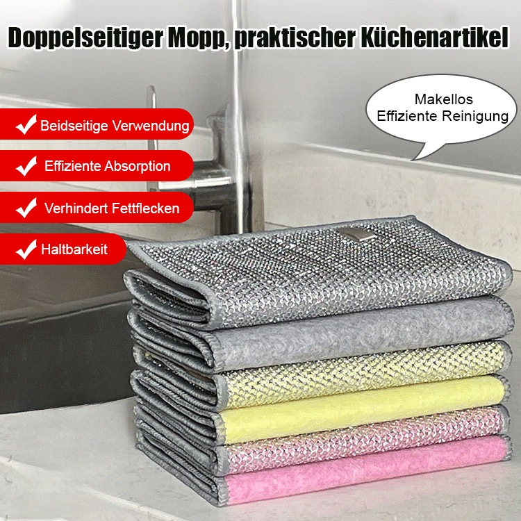 Kraftvolles, doppelseitiges Stahldrahtgewebe zur Fleckentfernung