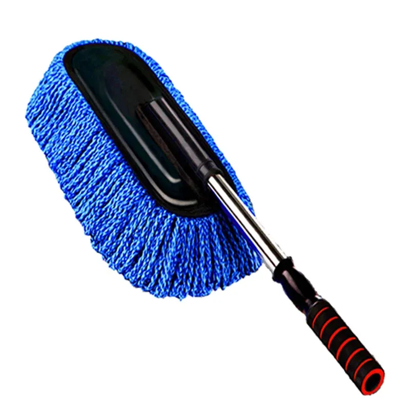Mikrofaser-Autowaschbürsten-Mopp-Set, Handschuhschwamm mit langem Griff, Auto-Reinigungszubehör-Set, Staubtuch, Autowaschwerkzeug-Zubehör