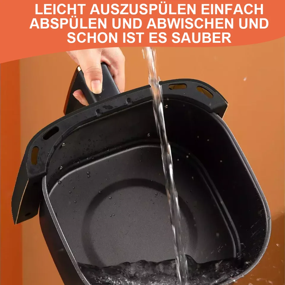 5L Elektrische Heißluftfritteusen Ölfreie Automatische Haushaltsküche 360 ​​Backkonvektionsofen Fritteuse ohne Öl
