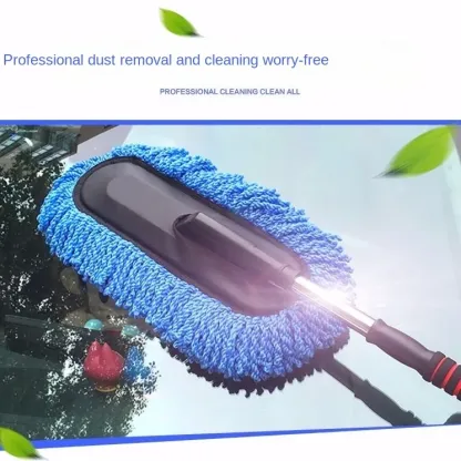 Mikrofaser-Autowaschbürsten-Mopp-Set, Handschuhschwamm mit langem Griff, Auto-Reinigungszubehör-Set, Staubtuch, Autowaschwerkzeug-Zubehör