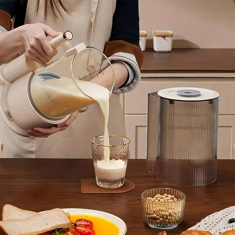 1500 ml elektrischer Entsafter, Eiszerkleinerer, Lebensmittelmixer für die Küche, Sojamilch- und Saftmaschine mit High-Tech-Glaswandbrechmaschine