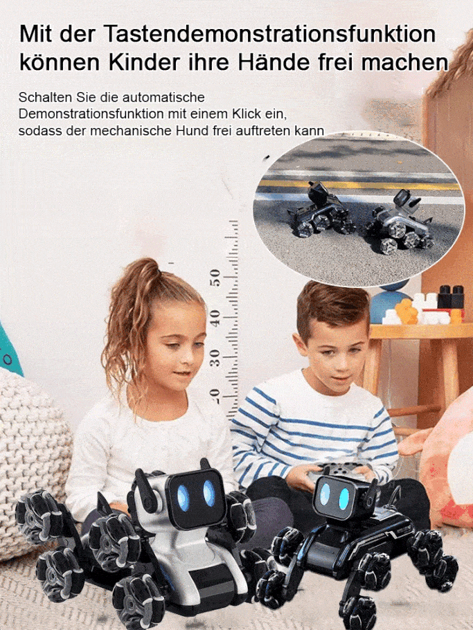 【Achträdriger mechanischer Stunt-Hund】Erwachsene können Stress abbauen und Kinder können sich für eine Weile von ihren Smartphones und Videospielen lösen.