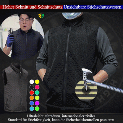 【Schutz vor abtrennungen, unsichtbare westen】 🌟Und das neue schuppendesign, eine neue generation stachelähnlicher chips. Sie schützt vor kratzern und stechen!🔪 ❌