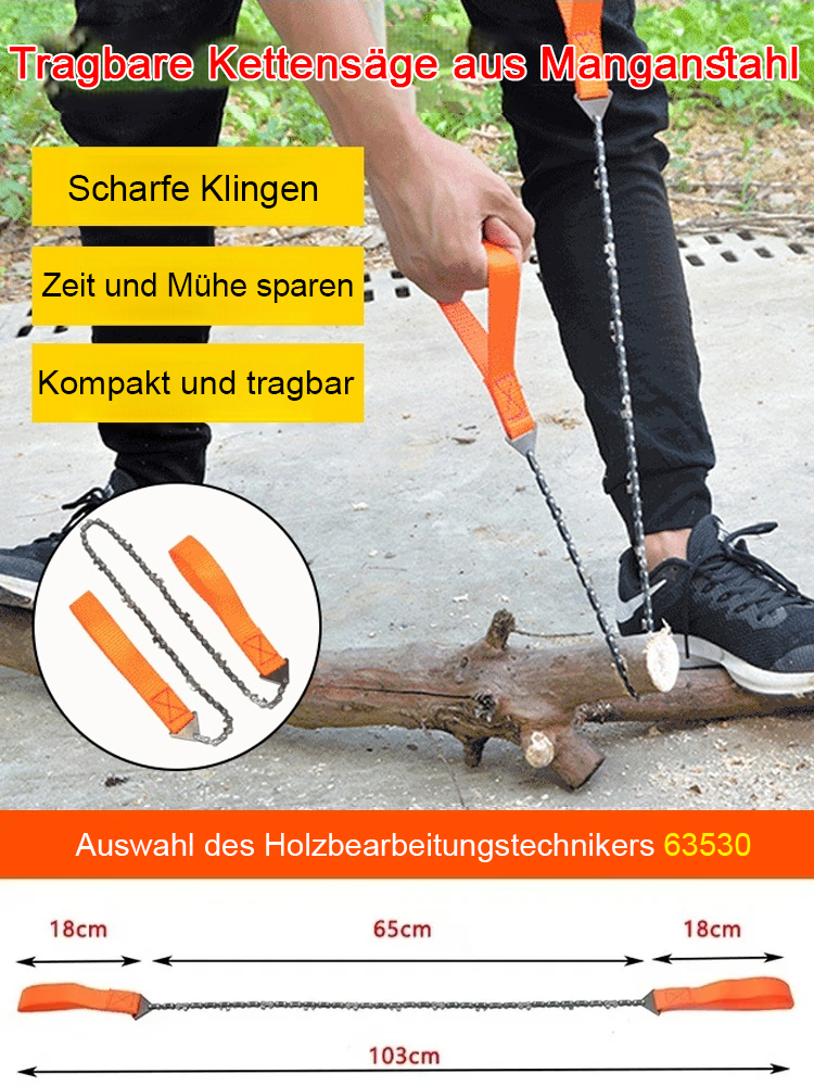 Tragbare Taschenreißverschlusssäge