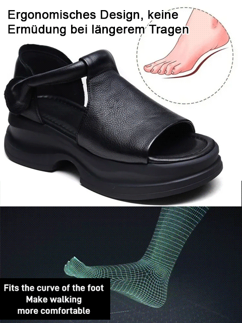 🌟Handmade in Kreuzberg, Berlin [Handgefertigte dicke Ledersandalen] 50% OFF!🌟